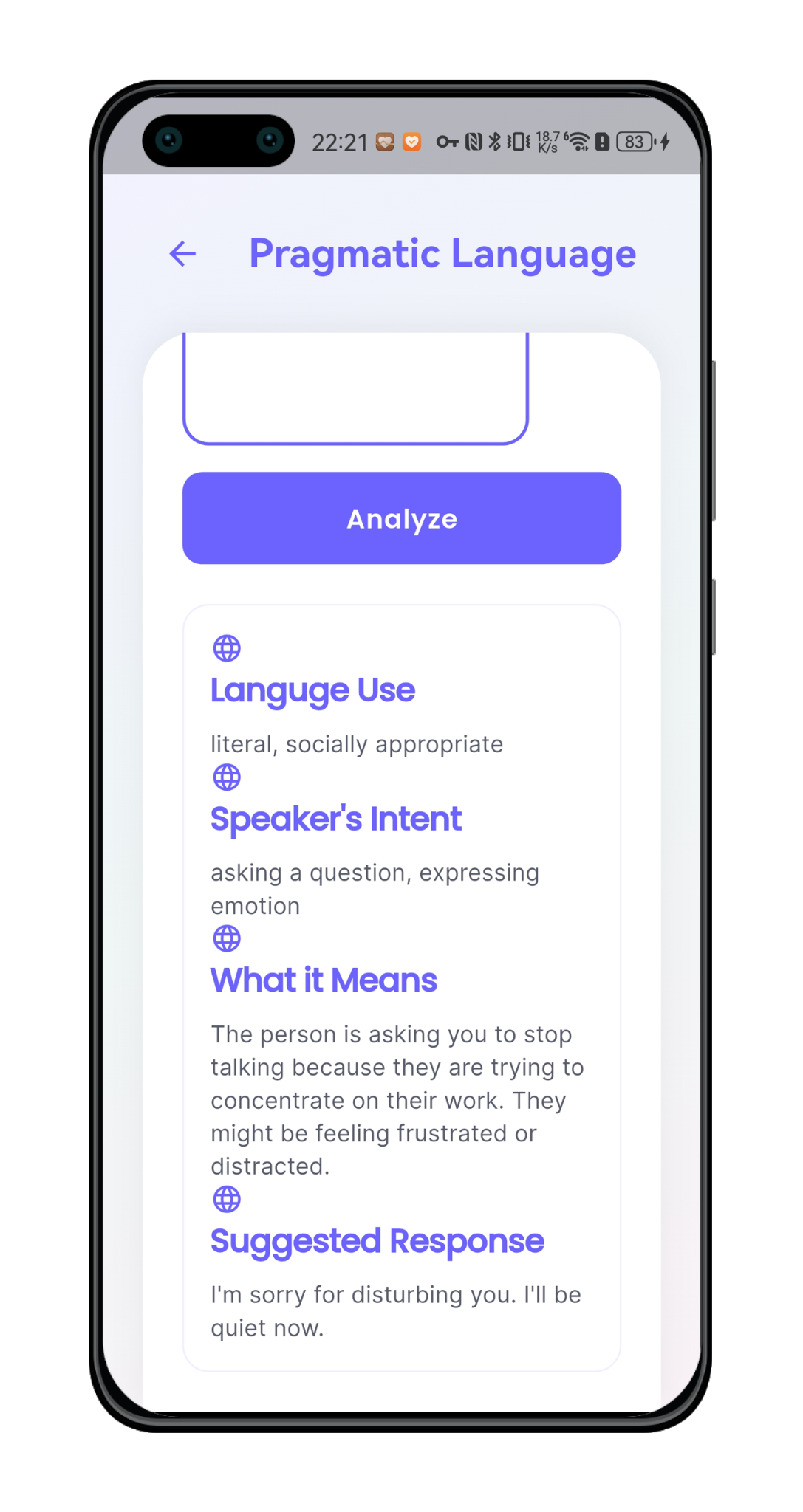 Voice Intent — Pragmatic Language